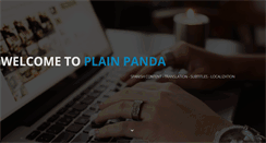 Desktop Screenshot of plainpanda.com